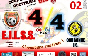 EJLSS U15-1 / Carbonne JS U15-1 - 2ème tour Coupe du Midi U15