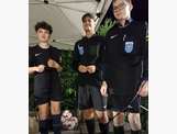 Le trio arbitral de la finale U13